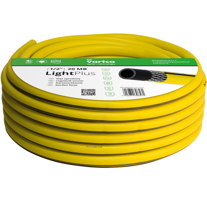 Mangueira de água de 3 camadas Mangueira de jardim Flexível Irrigação Cross Trançado Mangueira Flexível de Poliéster Resistente a UV 25 Bar 1/2" 20m