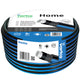 Mangueira de água de 4 camadas Mangueira de jardim Flexível Irrigação Cruz trançada Mangueira flexível de poliéster Resistente a UV 25 Bar 1/2" 30m