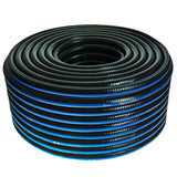 Mangueira de água de 4 camadas Mangueira de irrigação de jardim Flexível trançado em cruz de poliéster resistente a UV Mangueira 25 Bar 3/4" 30m