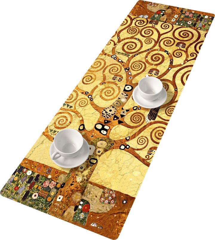 Corredor de Mesa Fita de Feltro com Padrão Decoração de Mesa Easy Care 95 x 33 cm Art. Deco