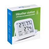 Estação meteorológica GreenBlue com sonda externa de 1,5 m, comprimento de cabo de 1,5 m, bateria 2xAA, GB381