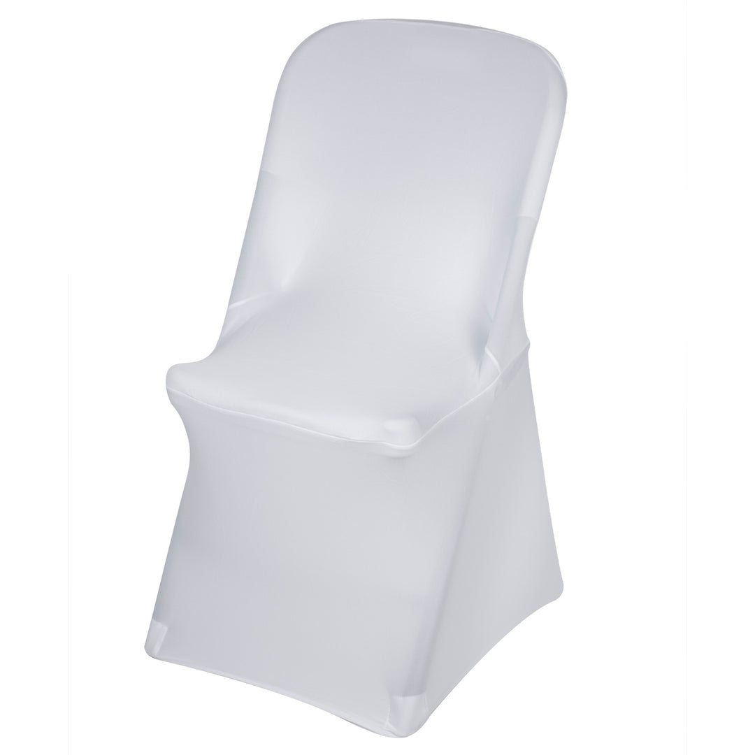 Funda para silla de catering verde-azul blanca, 88x50x45cm, Spandex, GB374