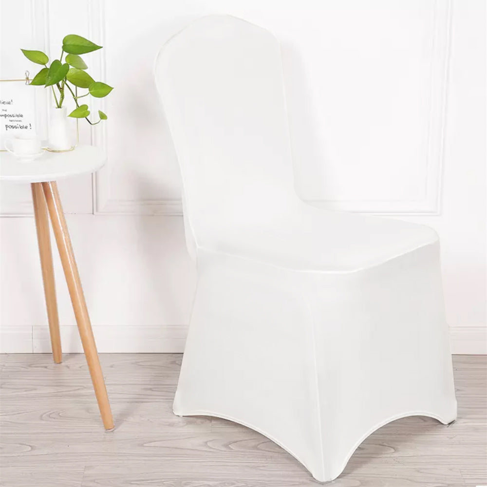 Funda para silla de catering verde-azul blanca, 88x50x45cm, Spandex, GB374