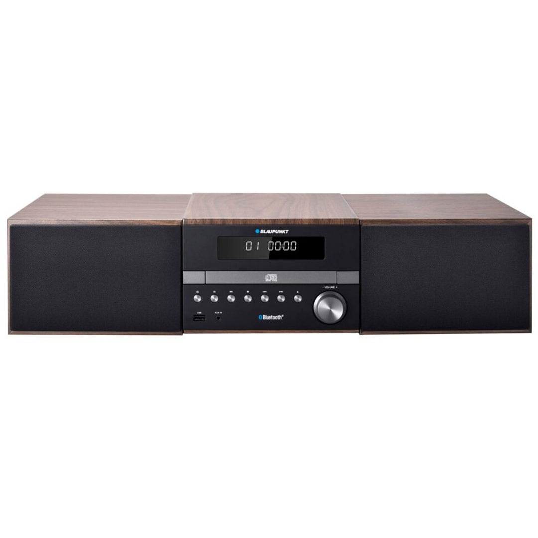 Sistema estéreo micro HiFi com Bluetooth e controle remoto Sistema compacto Rádio FM 2x50W AUX Tela LED CD Player CD/-R/-RW/MP3/WMA