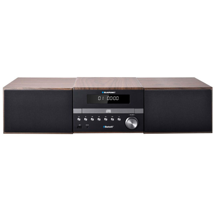 Sistema estéreo micro HiFi com Bluetooth e controle remoto Sistema compacto Rádio FM 2x50W AUX Tela LED CD Player CD/-R/-RW/MP3/WMA