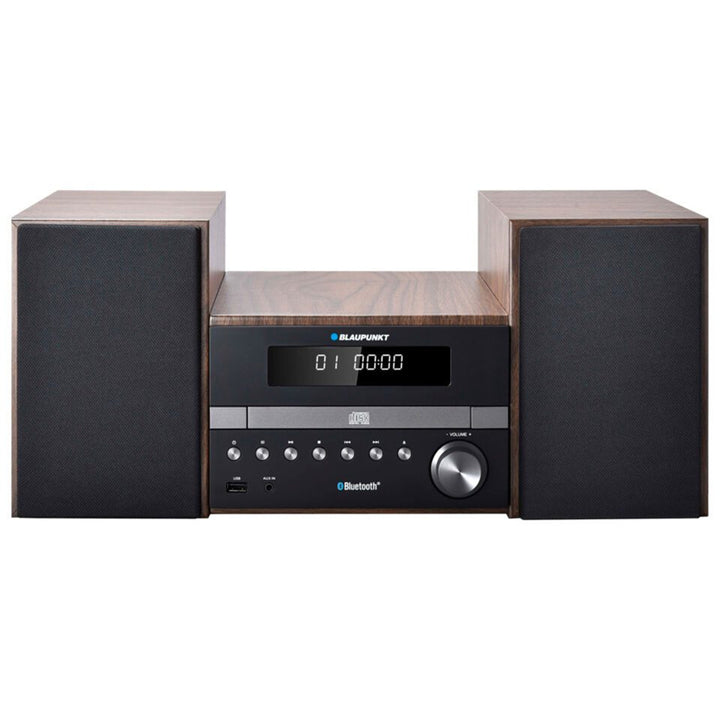 Sistema estéreo micro HiFi com Bluetooth e controle remoto Sistema compacto Rádio FM 2x50W AUX Tela LED CD Player CD/-R/-RW/MP3/WMA