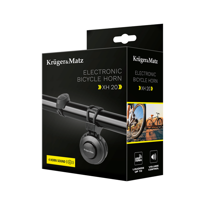 Timbre de bicicleta eléctrico Kruger&Matz XH20 con materiales de alta calidad