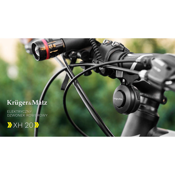 Timbre de bicicleta eléctrico Kruger&Matz XH20 con materiales de alta calidad
