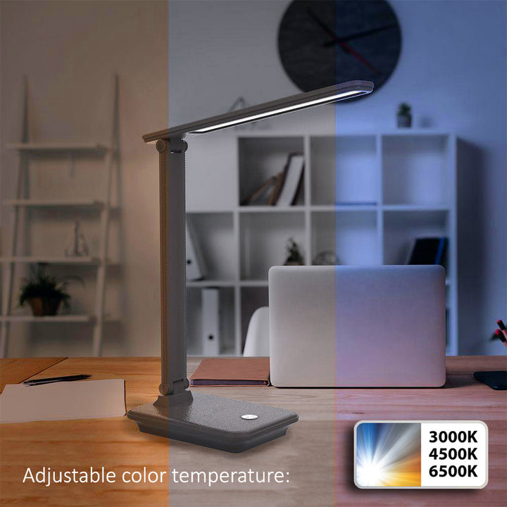 Lâmpada de mesa LED regulável Lâmpada de mesa 9W IP20 3000K 4500K 6500K