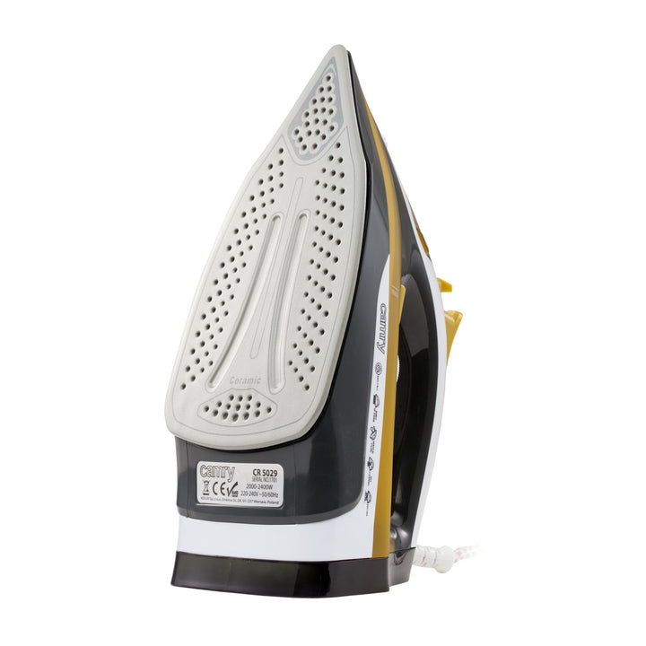 Ferro Camry CR 5029 3000W - sola de cerâmica, função de limpeza automática