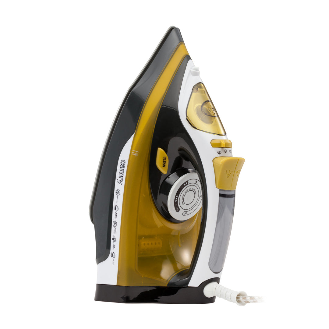 Ferro Camry CR 5029 3000W - sola de cerâmica, função de limpeza automática