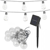 GUIRNALDA SOLAR DE JARDÍN TRACER 50 LED 10 BOMBILLAS