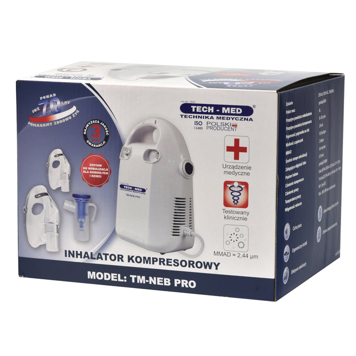 Inhalador para adultos y niños Inhalador compresor Aerosolterapia Nebulizador