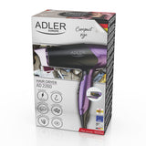 Secador 1600W con mango plegable y concentrador de aire Adler AD 2260