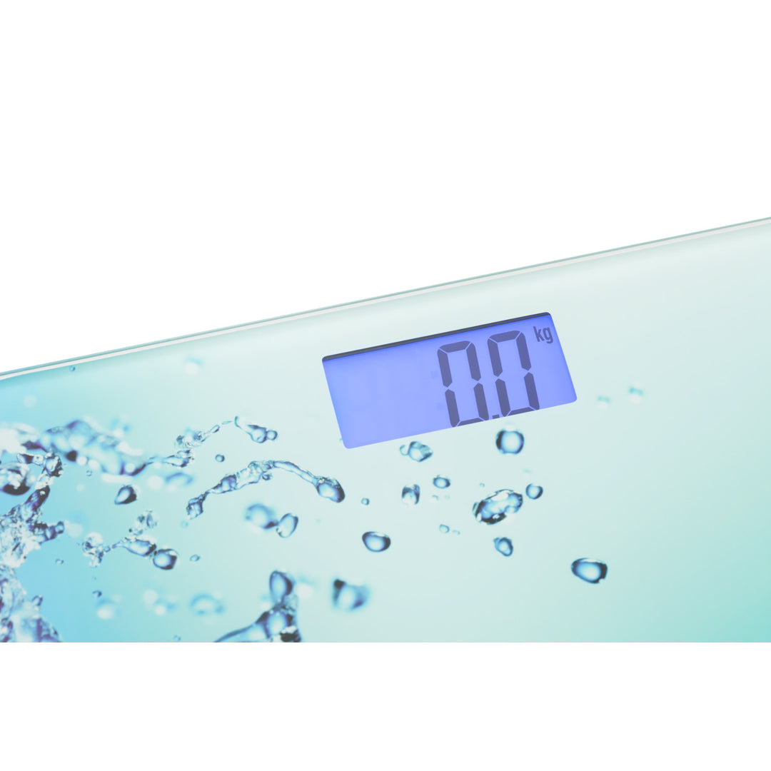 Báscula de baño Mesko MS 8156 de vidrio templado, capacidad de carga 150kg