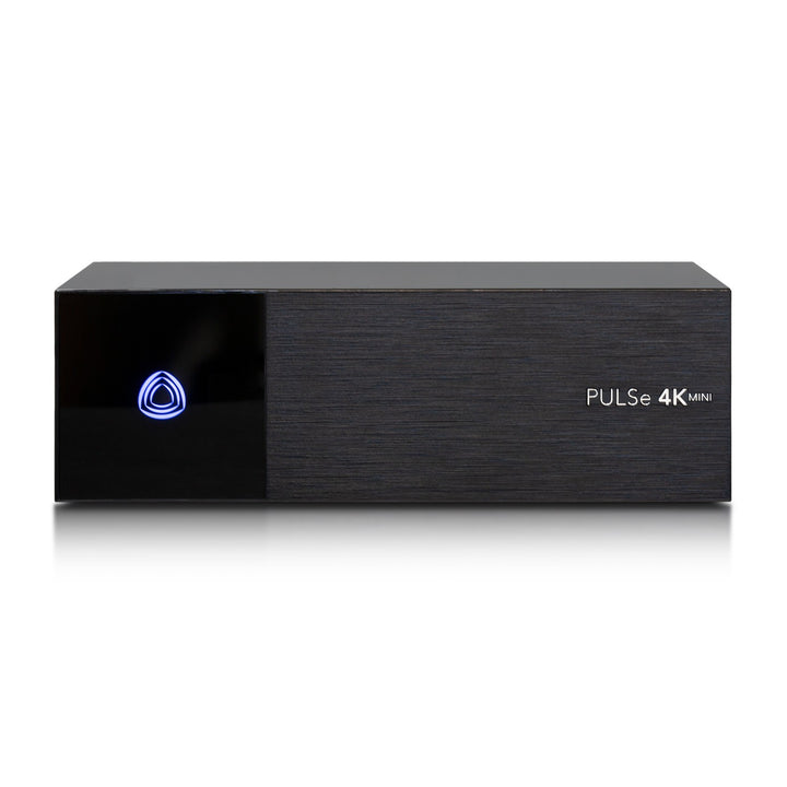 Mini receptor PULSe 4K (versão: 1x sintonizador DVB-S2X)