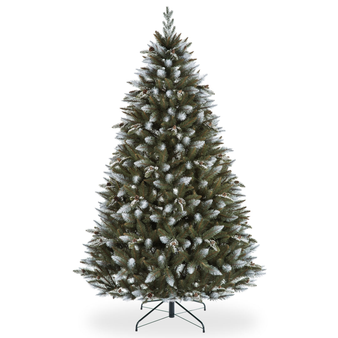 Abeto coberto de neve de árvore de Natal de PVC premium com galhos de PE 220