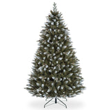 Abeto coberto de neve de árvore de Natal de PVC premium com galhos de PE 220