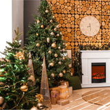 Abeto coberto de neve de árvore de Natal de PVC premium com galhos de PE 180