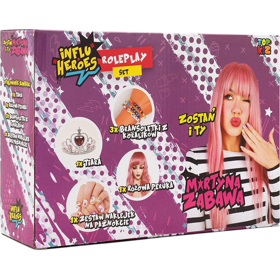Conjunto de disfarces divertidos Influ Heroes Martyna