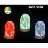 Wasabi,ind.deco.RGB.saltlamp,LED 1W,luna - lámpara decorativa