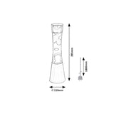 Rabalux rainbow - lámpara decorativa Gy6.35 20W, 39,5 cm
