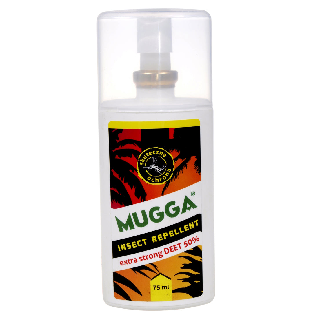 Mugga set 2x Mugga Spray 50% 75ml + Mugga loción calmante 50ml