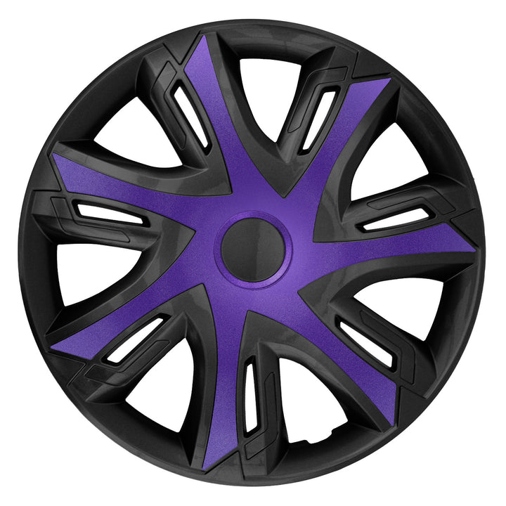 calotas 16'' NRM N-Power dois tons violeta/preto violeta/preto 4pcs