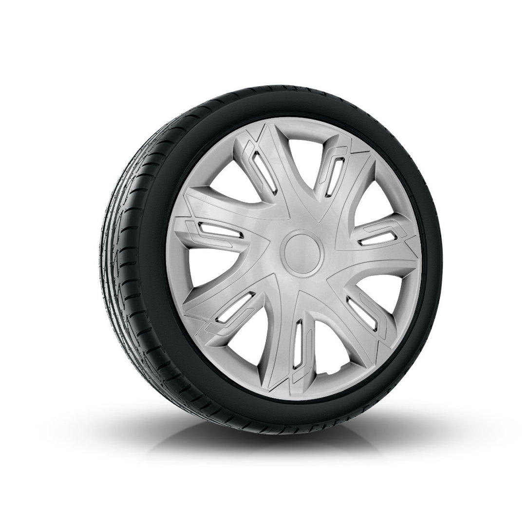 Calotas universais NRM N-Power 14'' cor prata 4 peças