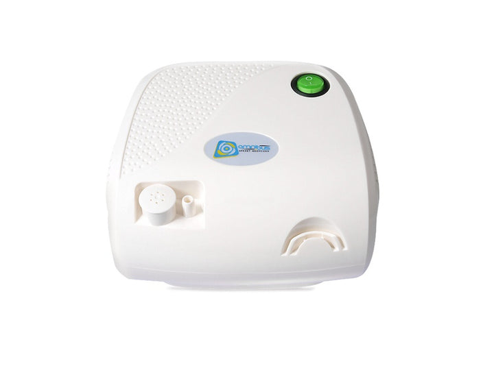 Inhalador compresor Omnibus BR-CN116 blanco + tubo + bolsa
