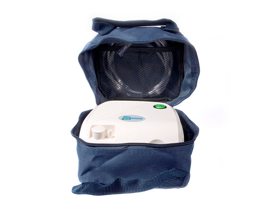 Inhalador compresor Omnibus BR-CN116 blanco + tubo + bolsa