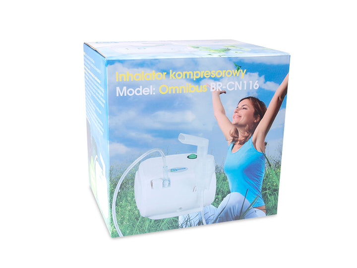 Inhalador Compresor Omnibus BR-CN116 Blanco con Chupete