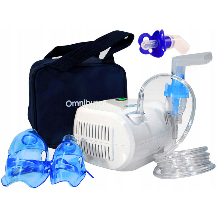 Inhalador Compresor Omnibus BR-CN116 Blanco con Chupete