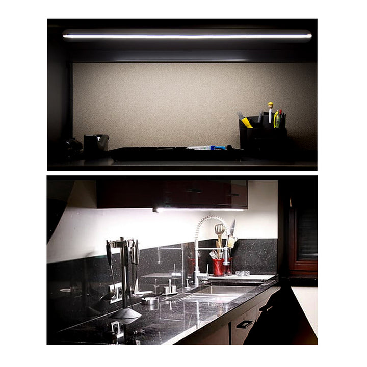 Regleta de iluminación LED bajo armario + mando a distancia
