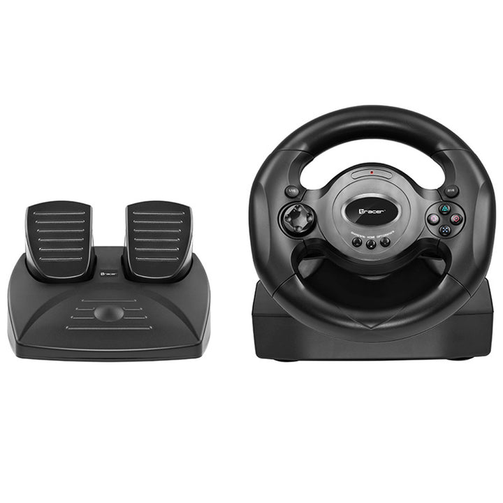 Volante con pedales Tracer Rayder 4en1 + Cable USB - microUSB tipo B 1 m