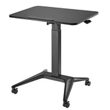 Mesa para portátil Maclean MC-453B, ajuste pneumático em altura, 80 x 52 cm, 8 kg máx., 109 cm de altura, preta