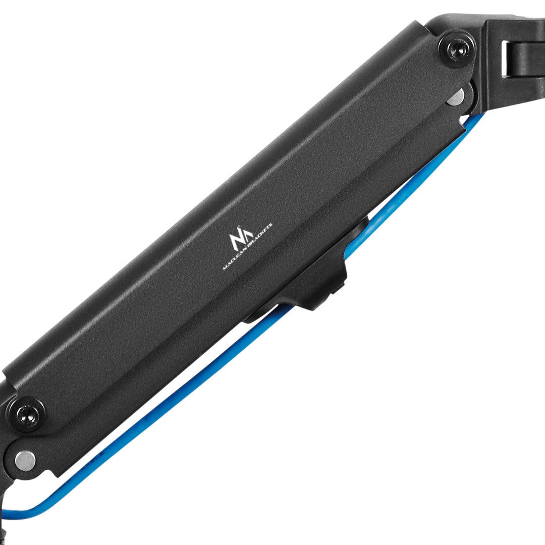Suporte de parede para monitor Maclean MC-458 de 17 a 27'', máx. 7 kg, amortecedor a gás