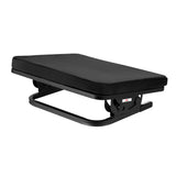 Maclean MC-460 Reposapiés Ergonómico, Reposapiernas, Ángulo Infinitamente Ajustable, Cojín Extraíble