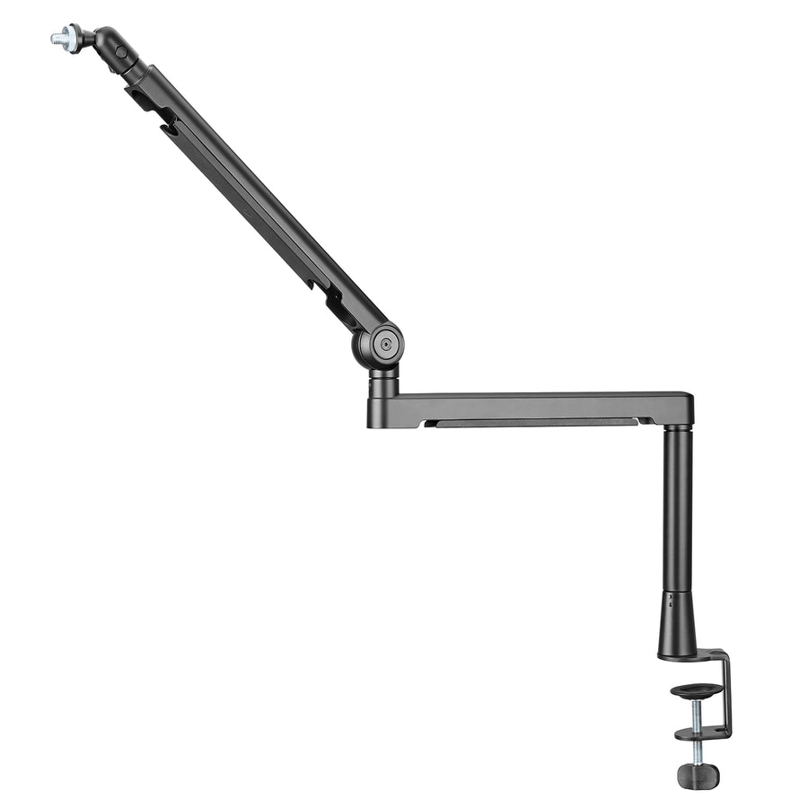 Suporte para microfone NanoRS RS471, suporte para gestão de cabos, braço giratório, alumínio