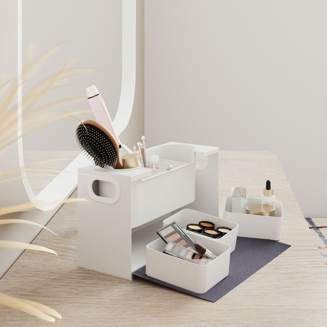 Organizador de maquilhagem universal Maclean MC-479 para cosméticos e artigos de higiene pessoal, carga máxima de 8 kg, 367 x 150 x 220 mm