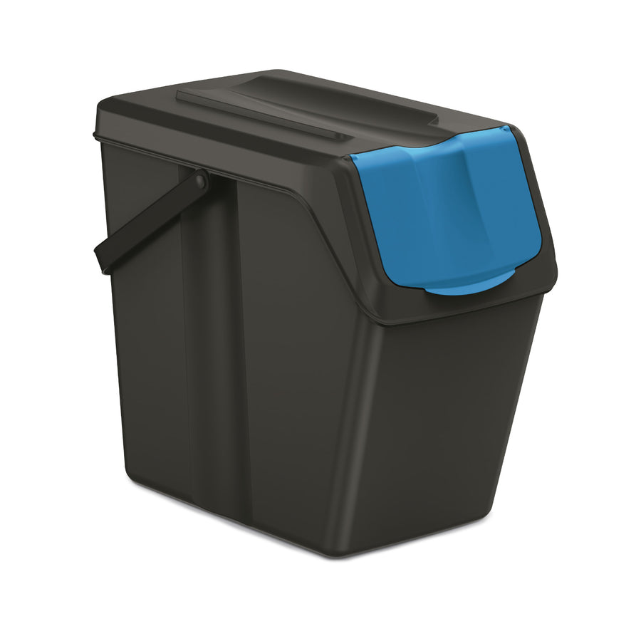Papelera Keden SORTI BOX 3x25l - reciclaje negro