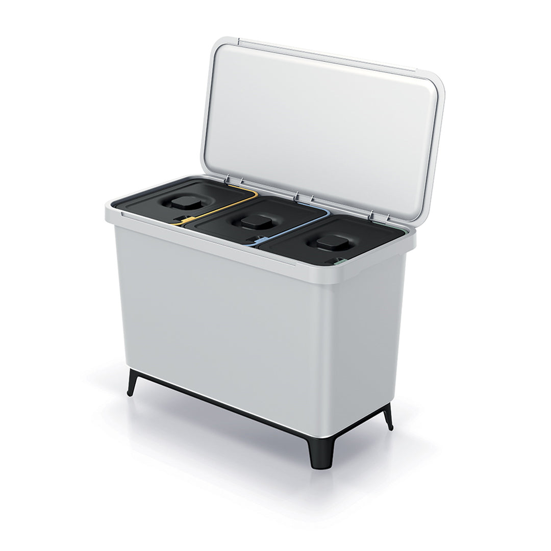 Lixeira Keden SYSTEMA - 3x10 cinza cinza