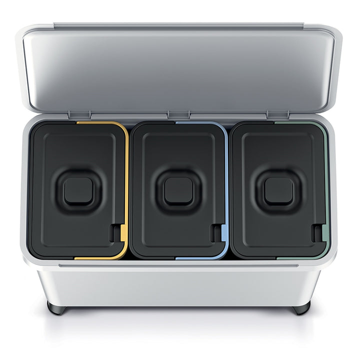 Lixeira Keden SYSTEMA - 3x10 cinza cinza