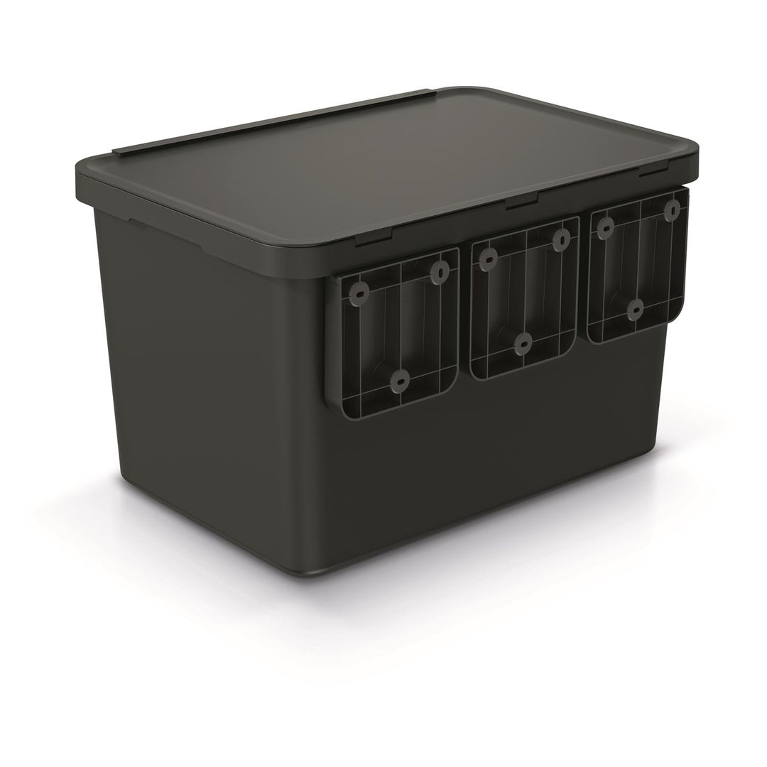 Papelera Keden SYSTEMA 4x10 litros - reciclaje negro