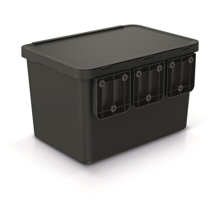 Papelera Keden SYSTEMA 4x10 litros - reciclaje negro