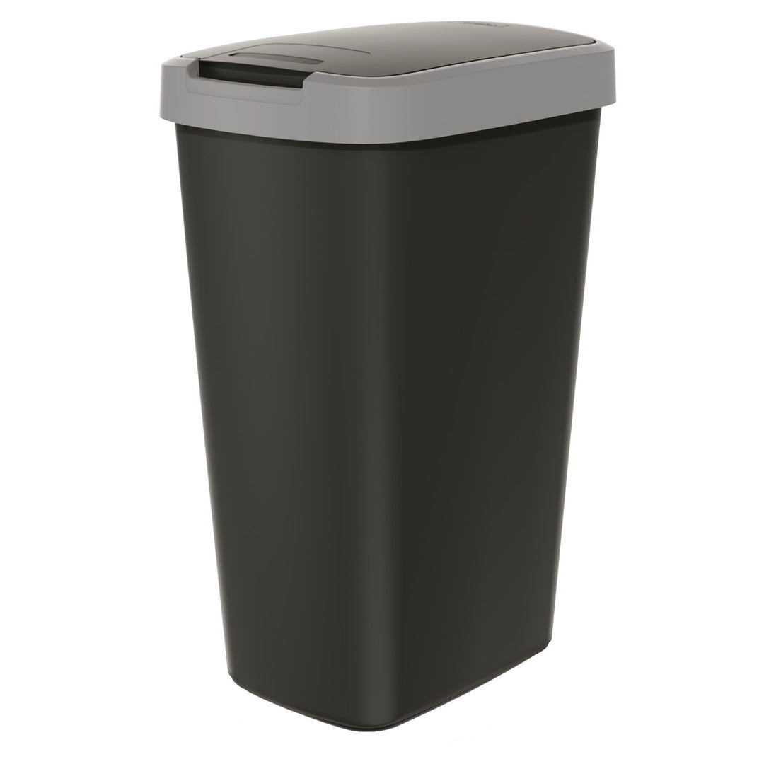 Keden COMPACTA Q Bin com tampa - cinza liso 45l