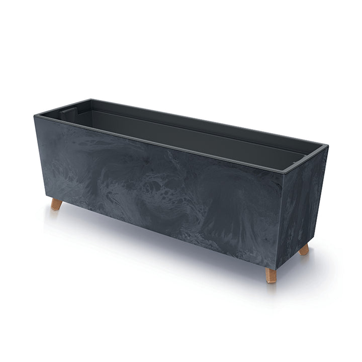 Prosperplast URBI CASE BETON EFFECT N maceta - antracita
