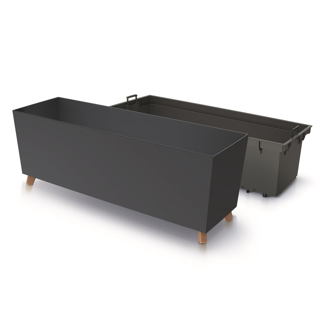 Macetero Prosperplast URBI CASE DUC800N - antracita