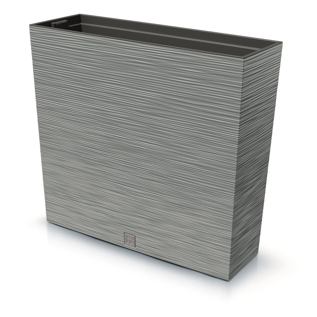 Prosperplast Furu Case T Plantador 2 em 1 Plantador com vaso para plantas Vaso com vaso DFC800T-422U - cor concreto (cinza)