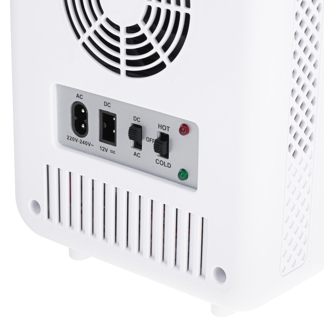 Adler AD 8085 Mini Nevera Portátil con Espejo 4L - Enfría y Calienta - Nevera de Viaje, Camping, Casa